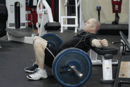 Barbell Hip Thrust GIF
