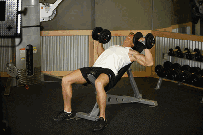 Incline Dumbbell Press GIF